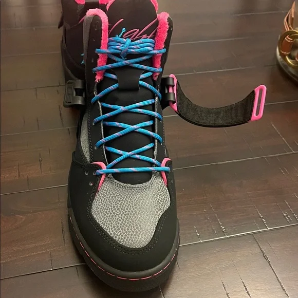 Nike Air Jordan Flight 45 TRK Trek Shoes Sneakers Boots 467956 008 Girls Youth 6 - Picture 11 of 16